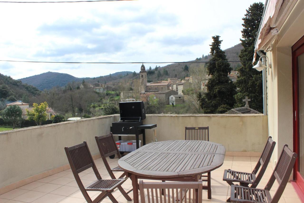 Ferienwohnung Le Pailler De La Planque Camplong Exterior foto