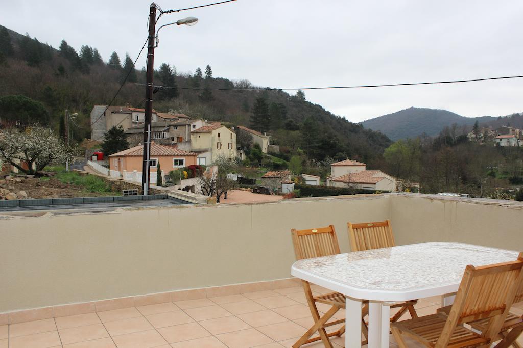 Ferienwohnung Le Pailler De La Planque Camplong Exterior foto